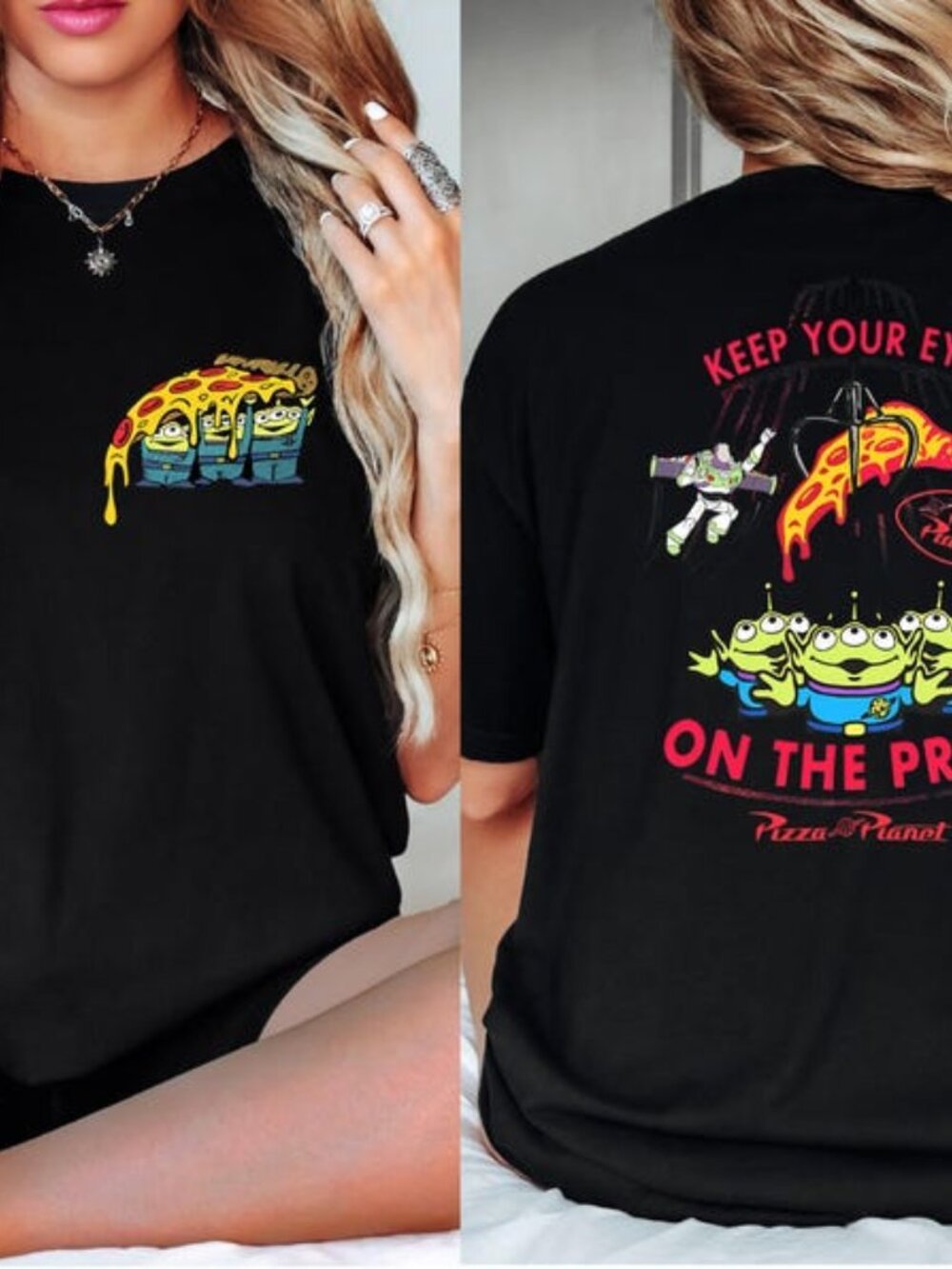 Pizza Planet Shirt, Toy Story Aliens Claw Machine Tee254